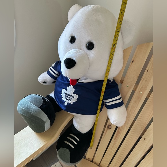 Toronto Maple Leafs Carlton the bear plushie 28” - Picture 2 of 3
